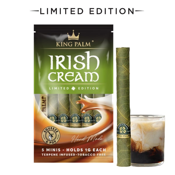 King Palm Mini Rolls [5pc] - Irish Cream