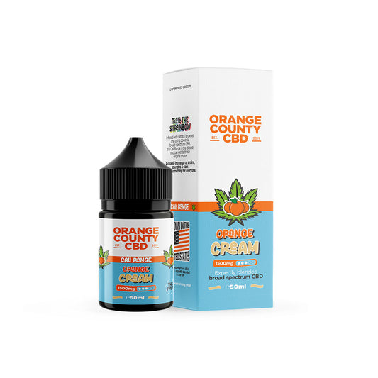 Orange Cream Broad-Spectrum CBD 1500mg (50ml)