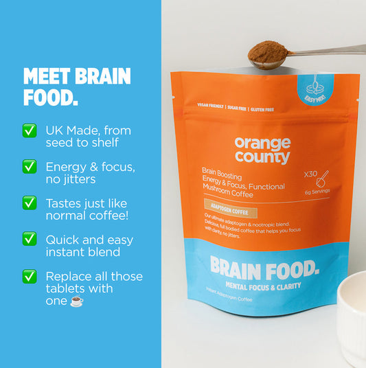 BRAIN FOOD. Focus Coffee | 200g | Orange County