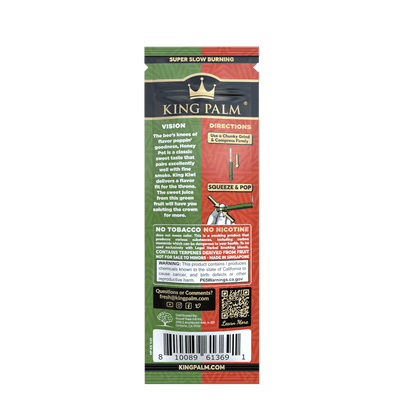 King Palm – Honey & Kiwi - 2 King Rolls