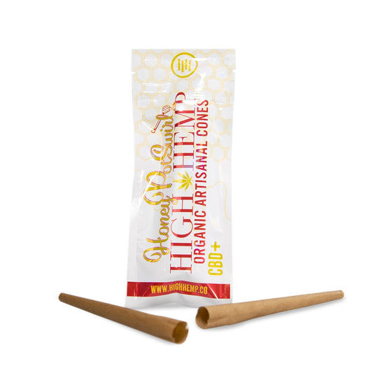 High Hemp Cones - Honey Pot Swirl 2pc