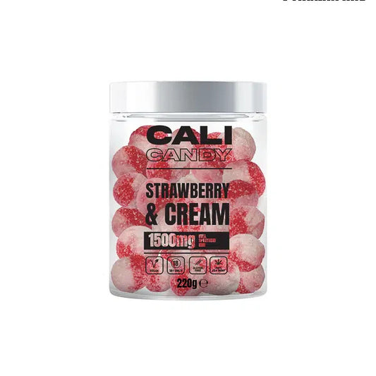 CALI CANDY MAX 1500mg (small) - Strawberries & Cream