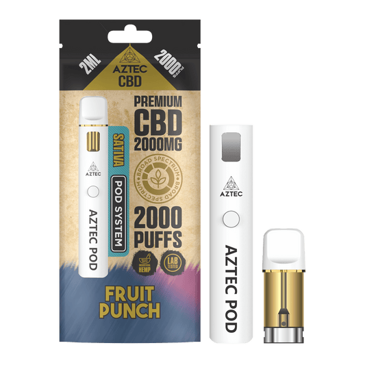 Aztec CBD Pod System 2000MG – Fruit Punch