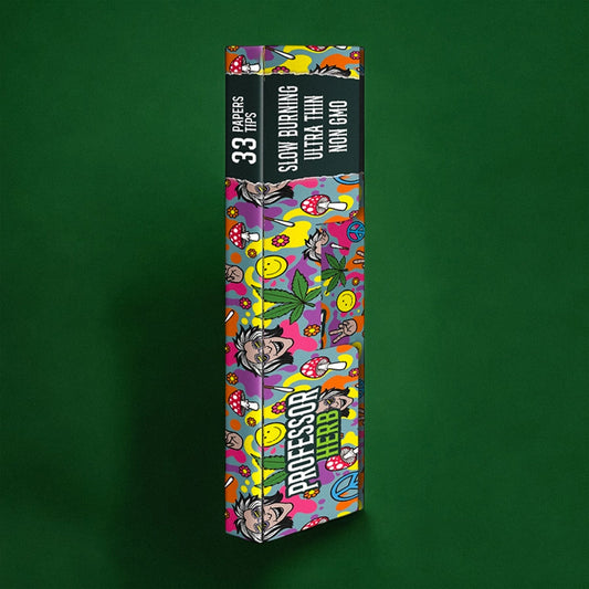 Professor Herb Kingsize Rolling Papers & Tips - Ultra Thin Rice Paper