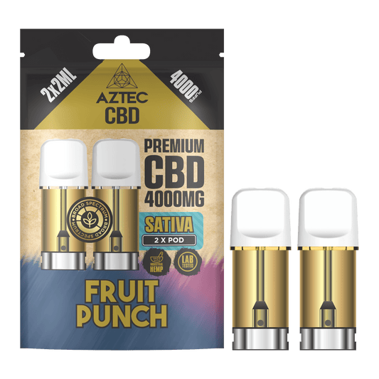 Aztec CBD Pod Refill 4000MG – Fruit Punch