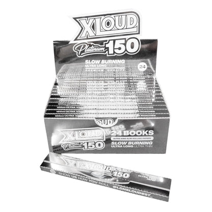 XLOUD Platinum 150mm XXL Rolling Papers & Tips