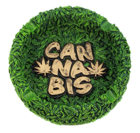 AMSTERDAM Resin Green Round Ashtray