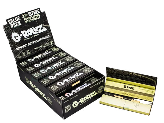 G-ROLLZ Medicago Sativa 50 Sheets + Tips + Poker