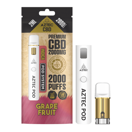 Aztec CBD Pod System 2000MG – Grape Fruit