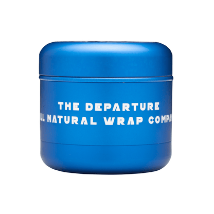 King Palm Mars Herb Grinder with Kief Catcher - Blue