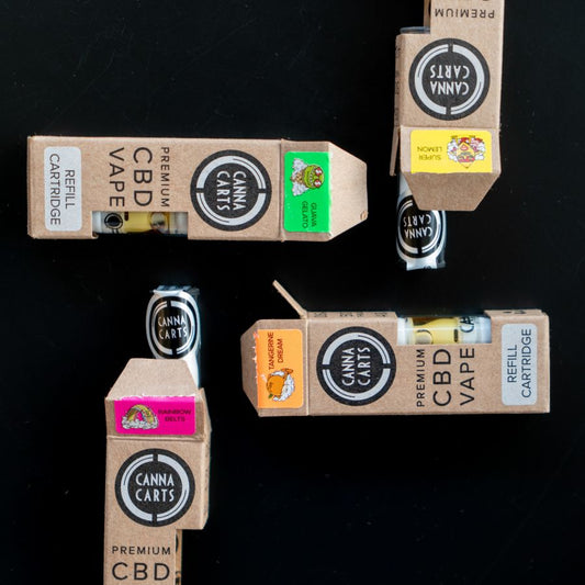 CANNACARTS Full-Spectrum CBD Refill Carts - 4 Strains