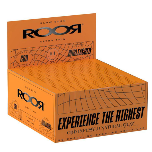 ROOR CBD Paper Orange Unbleached Kingsize