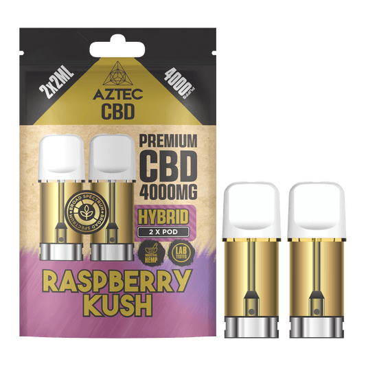 Aztec CBD Pod Refill 4000MG – Raspberry Kush