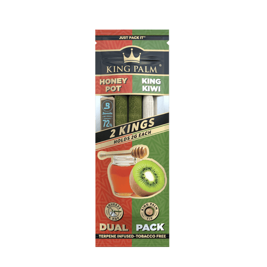 King Palm – Honey & Kiwi - 2 King Rolls