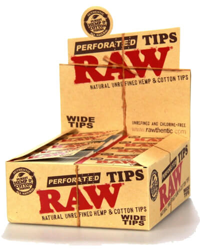 RAW Wide Tips Perforated