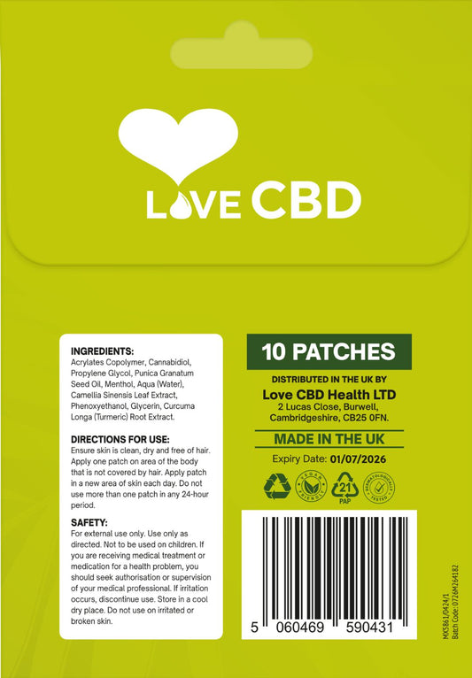 Love CBD 30x45mg Patches (High Strength)