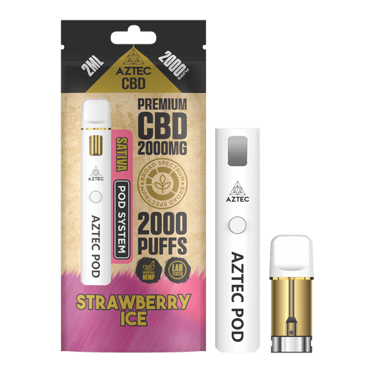 Aztec CBD Pod System 2000MG – Strawberry Ice