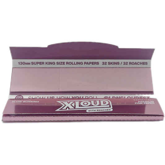 XLoud Pink w/Tips – The UK’s Only XL Pink Rolling Papers