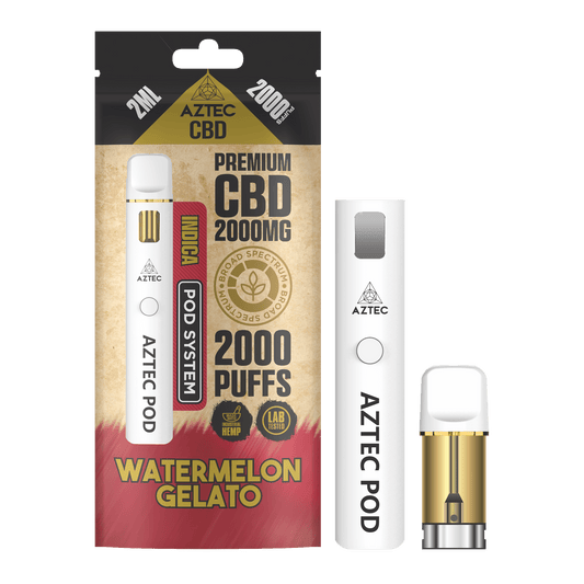 Aztec CBD Pod System 2000MG – Watermelon Gelato