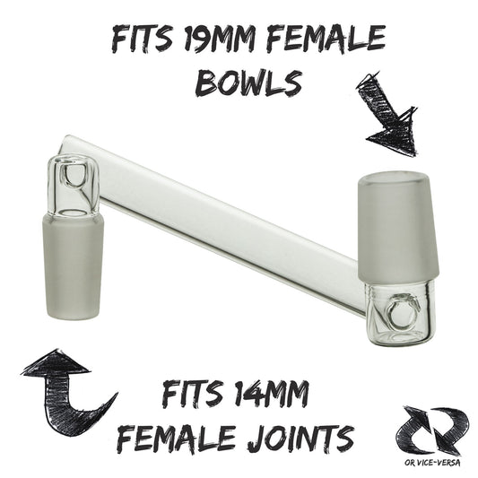 Step Adaptor 14mm male – 19mm female
