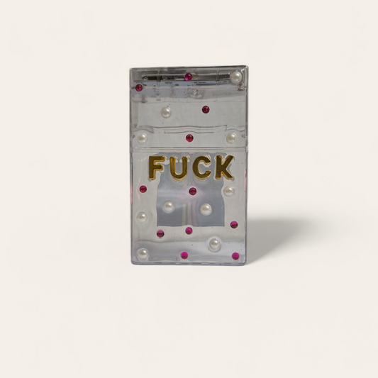 High Girlies "F*ck" Smoke Case - USB Lighter