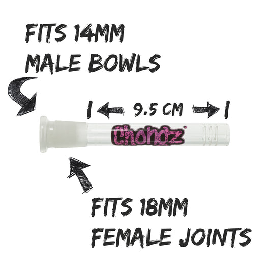 Chongz Glass Diffusor 19mm Stem-14mm Cone 9.5cm