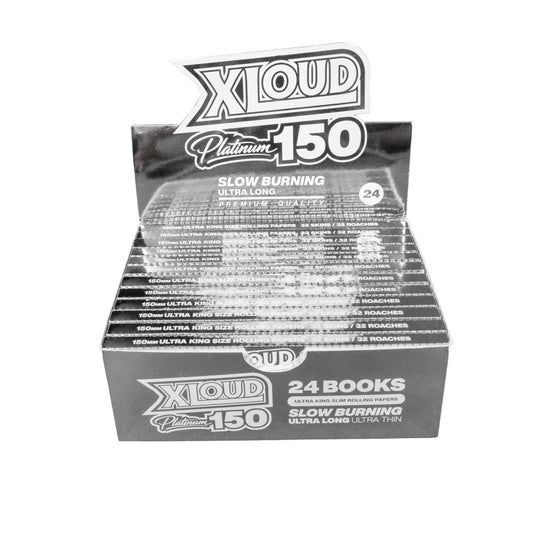 XLOUD Platinum 150mm XXL Rolling Papers & Tips