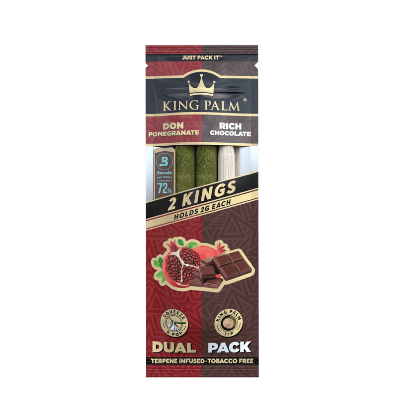 King Palm – Pomegranate & Chocolate - 2 King Rolls