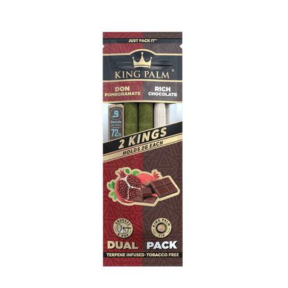 King Palm – Pomegranate & Chocolate - 2 King Rolls