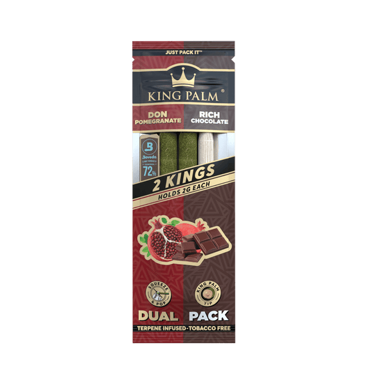 King Palm – Pomegranate & Chocolate - 2 King Rolls
