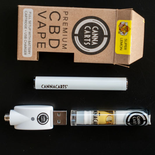 CANNACARTS Full-Spectrum CBD Full Kit - 4 Strains