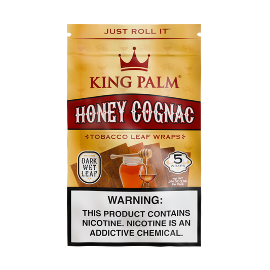 King Palm Tobacco Wraps - Honey Cognac
