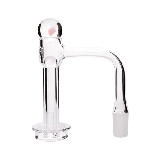 Control Tower Quartz Banger with Pillar + Pearls 45°/14M