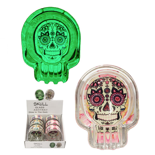 Chongz Glow in the Dark Skull Ashtray