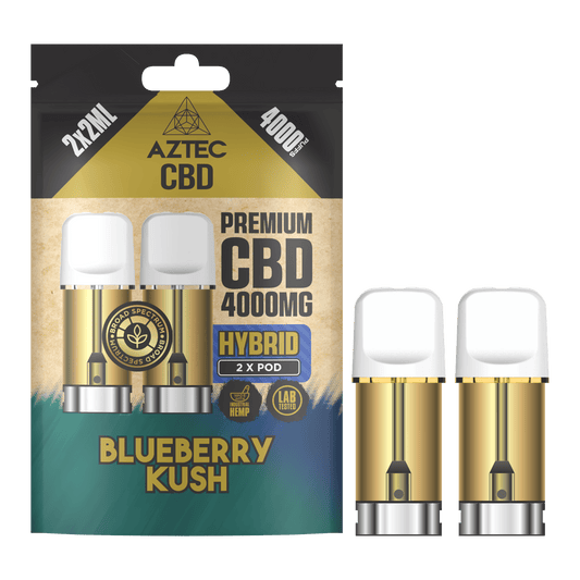Aztec CBD Pod Refill 4000MG – Blueberry Kush