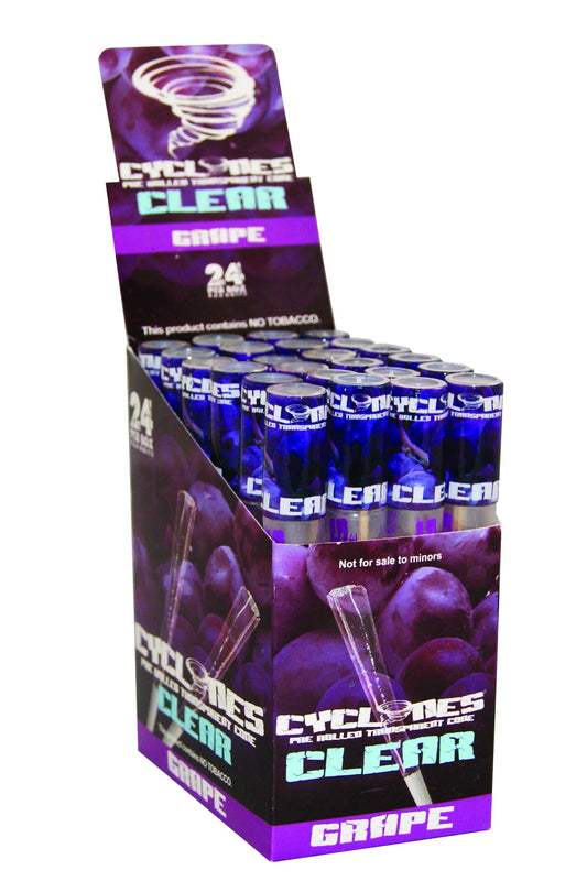Cyclones Clear Cone Single - Grape Flavour
