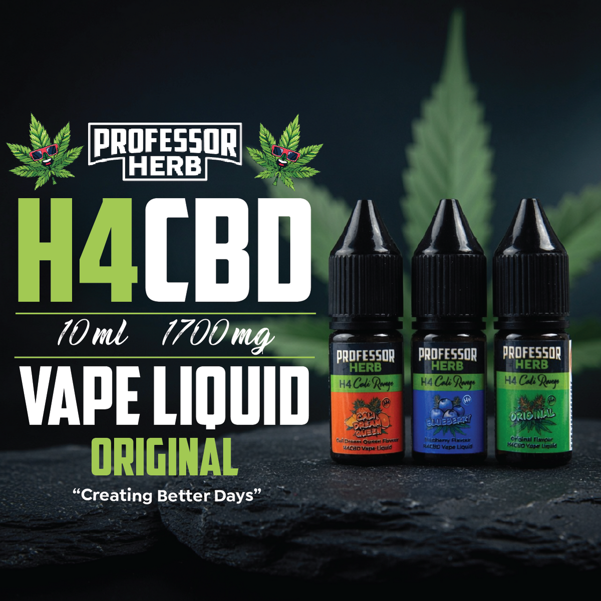 Professor Herb H4CBD 1700mg e-liquid - Original