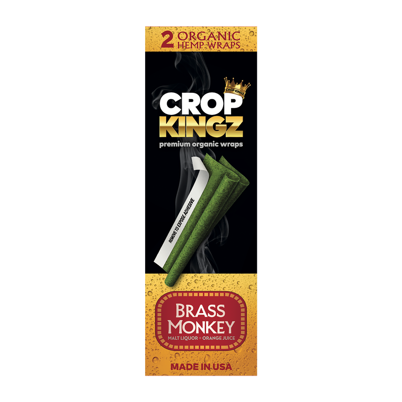 Crop Kingz Hemp Wraps - Brass Monkey