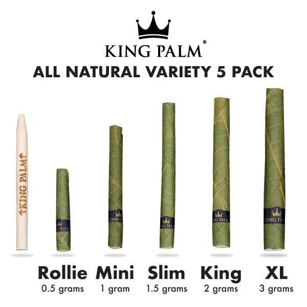 King Palm Natural Variety Pack [5pc]