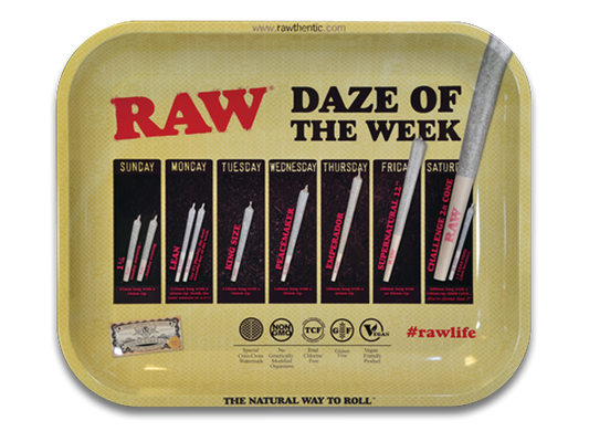 RAW "DAZE Of The Week" Rolling Tray