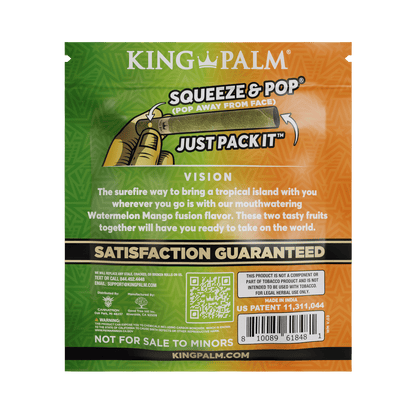 King Palm Mini Rolls [25pc] - Watermelon Mango