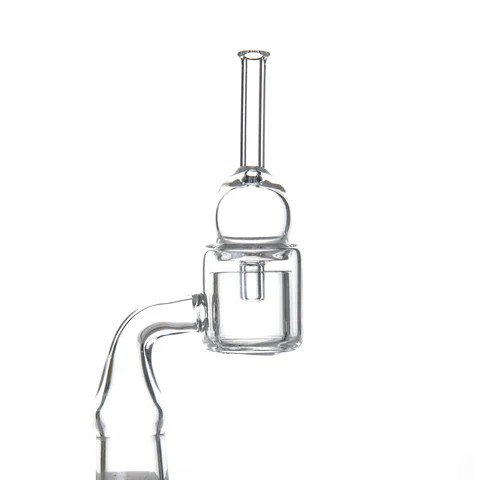 GHETTO BANGERS Quartz Double Wall Bucket w/Bubble Carb 90°/18F